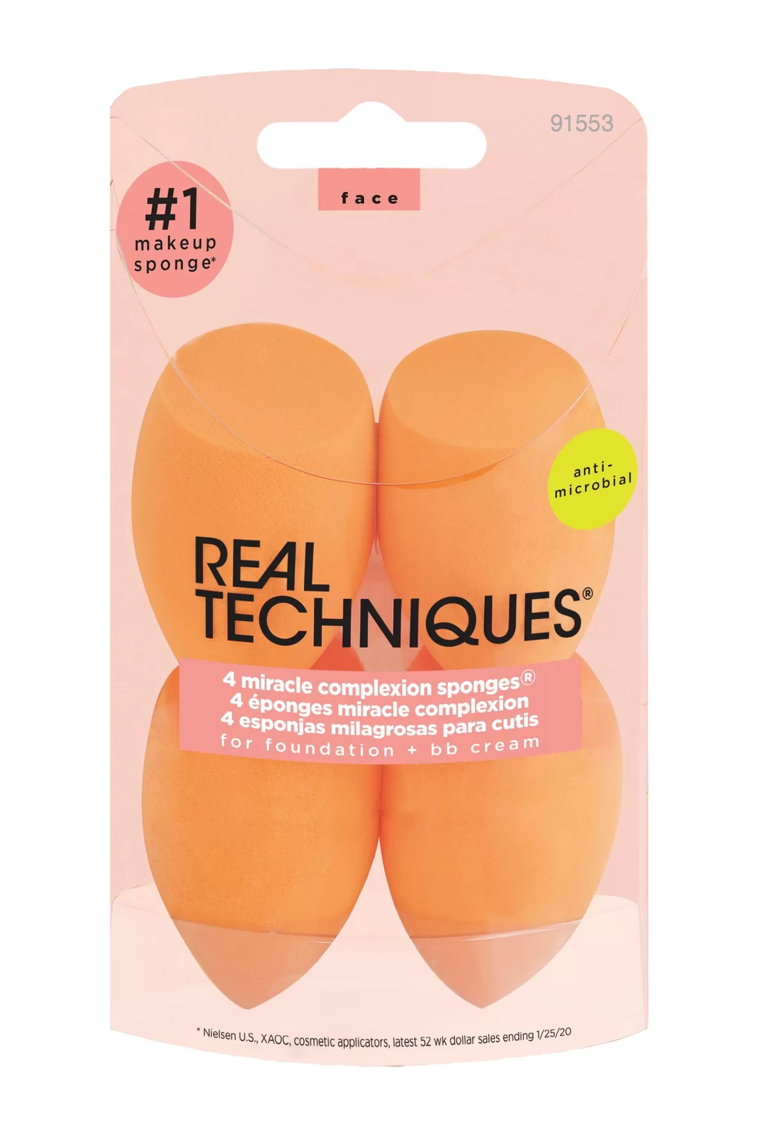 Real Techniques 4 Miracle Complexion Sponges