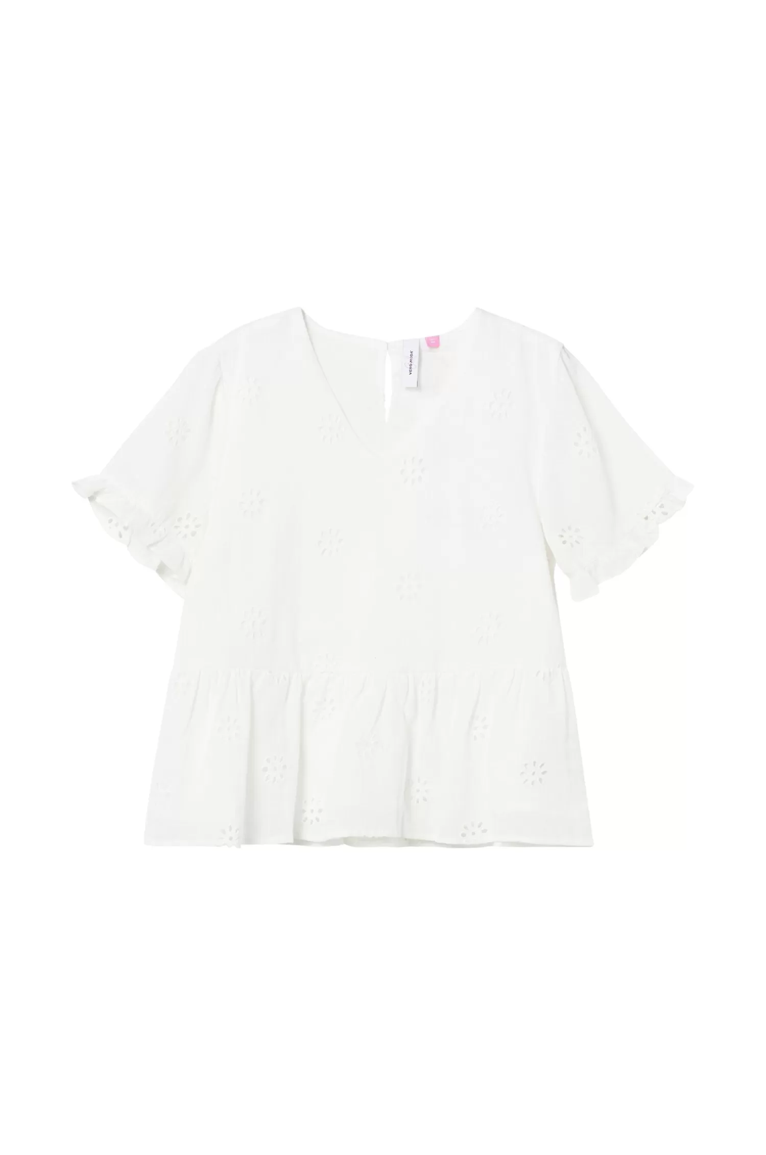 Vero Moda Blus Vmmaja Ss Broderie Top Wvn Girl Best