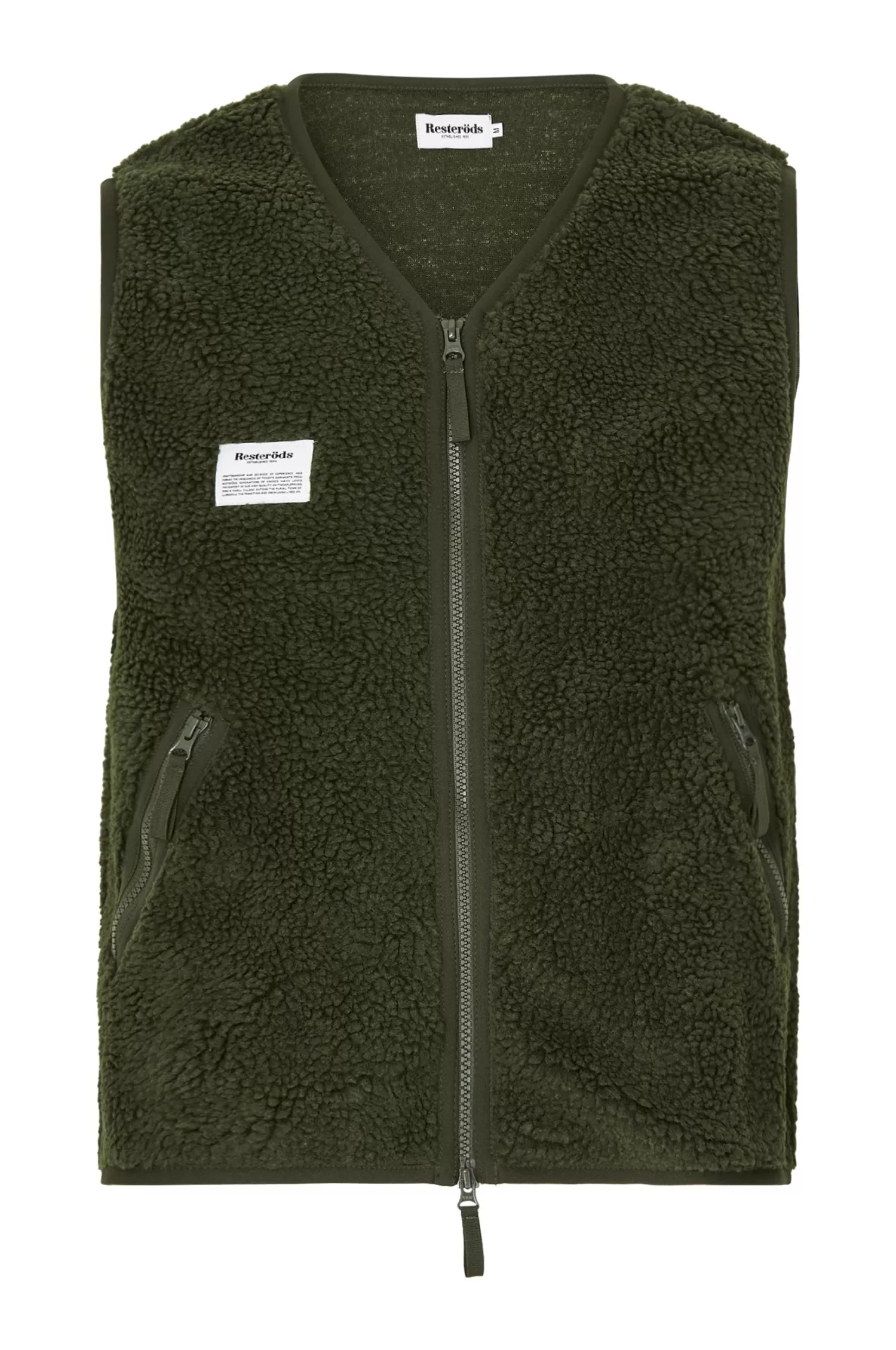 Resteröds Fleecevast Fleece Vest Sober Flash Sale