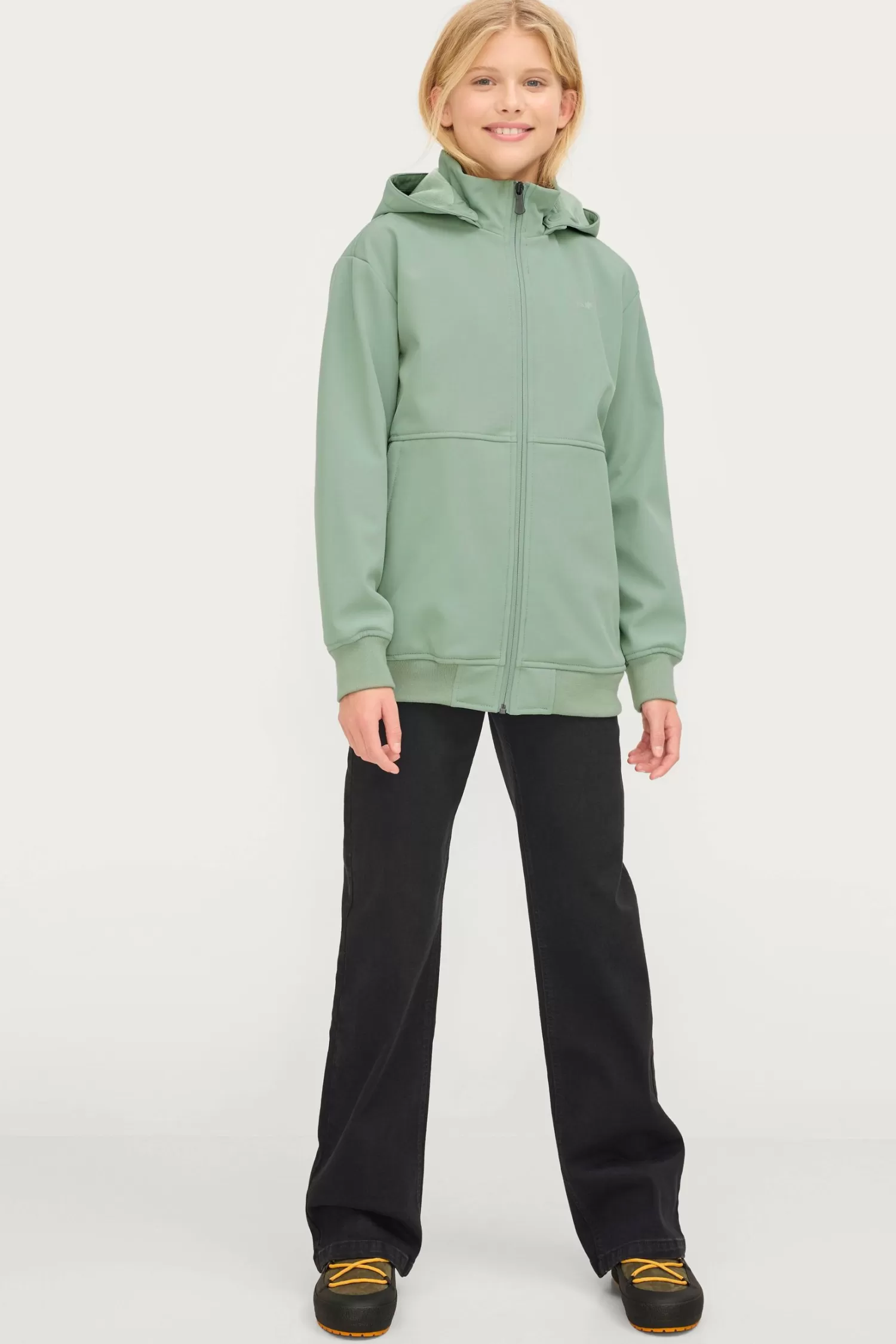 Áhkká Jacka Softshell Jacket Jr Med Insida I Fleece Sale