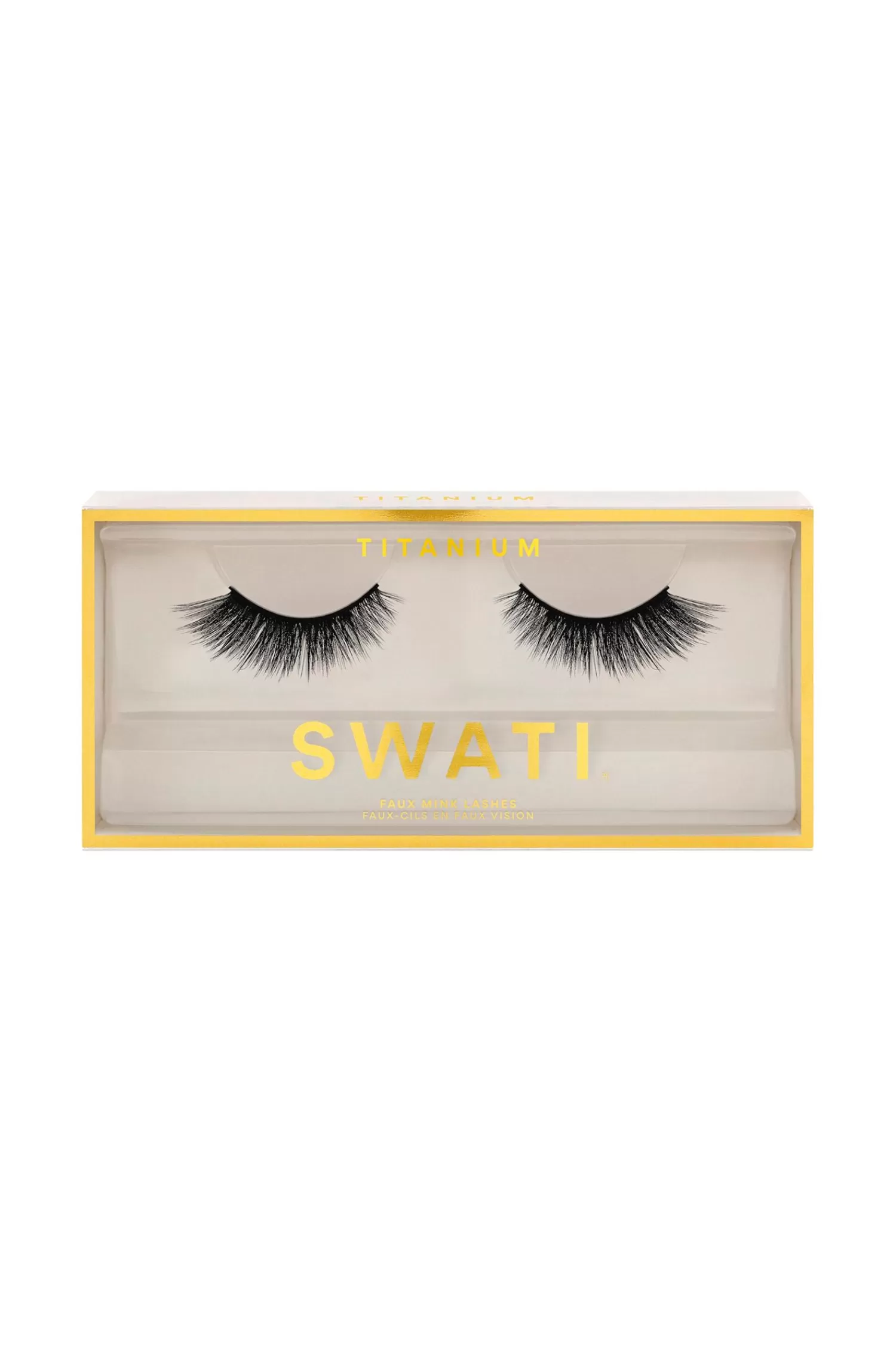 SWATI Cosmetics LosÖgonfransar Titanium Faux Mink Lashes