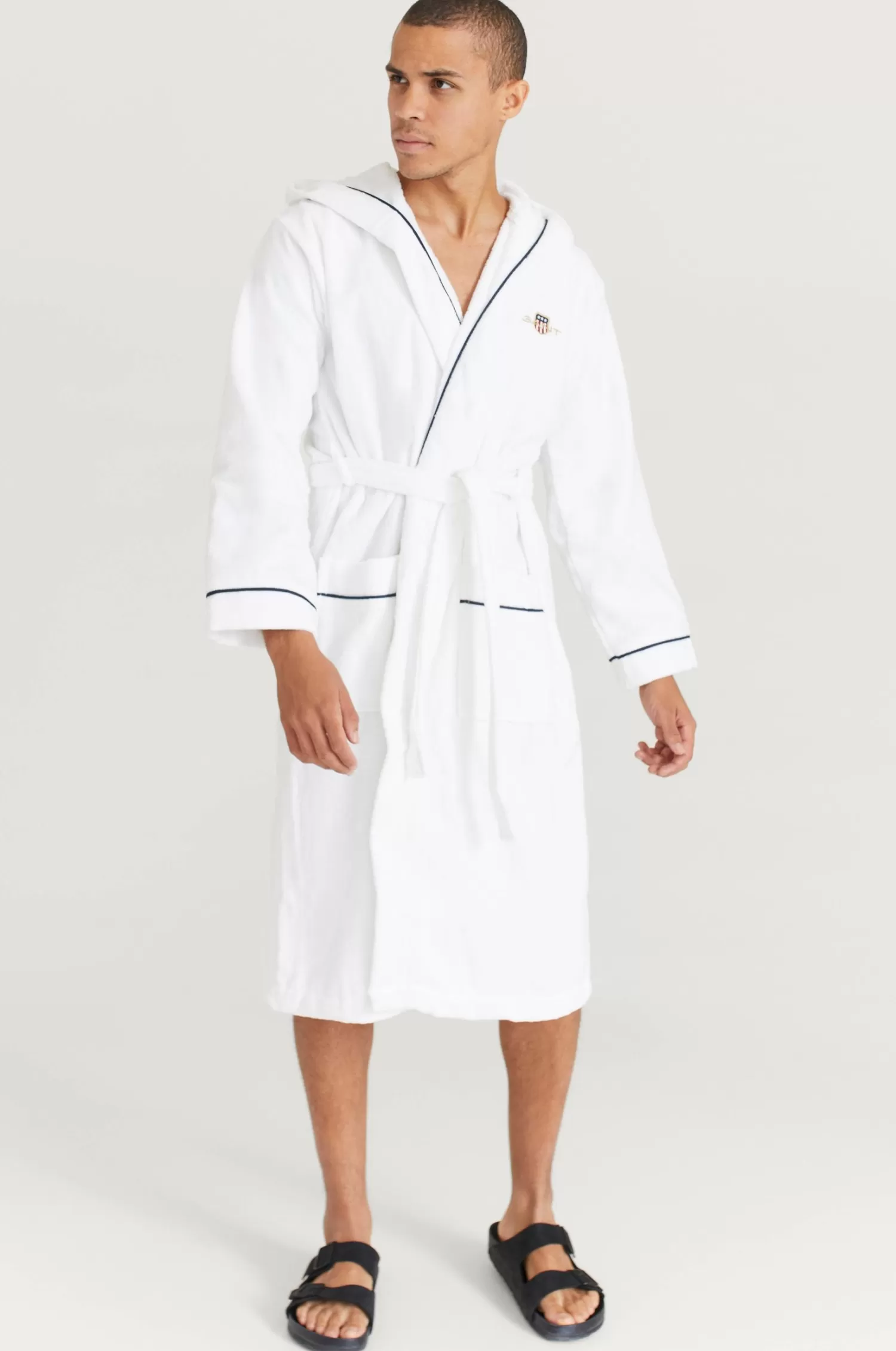 Gant Morgonrock Archive Shield Robe Store