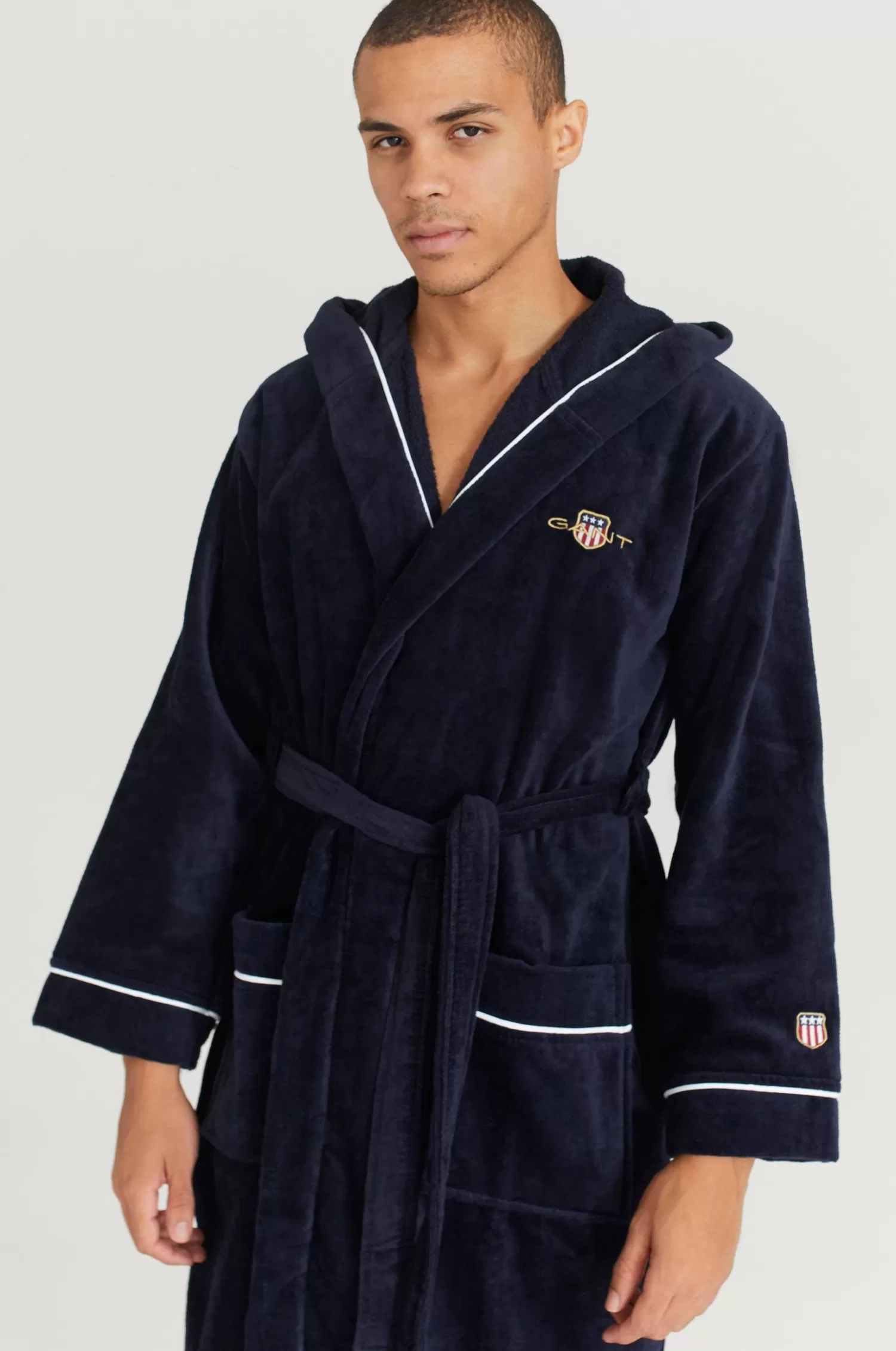 Gant Morgonrock Archive Shield Robe Sale