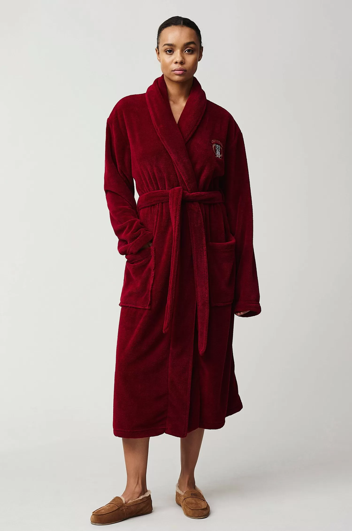 Lexington Morgonrock Lesley Fleece Robe Best Sale