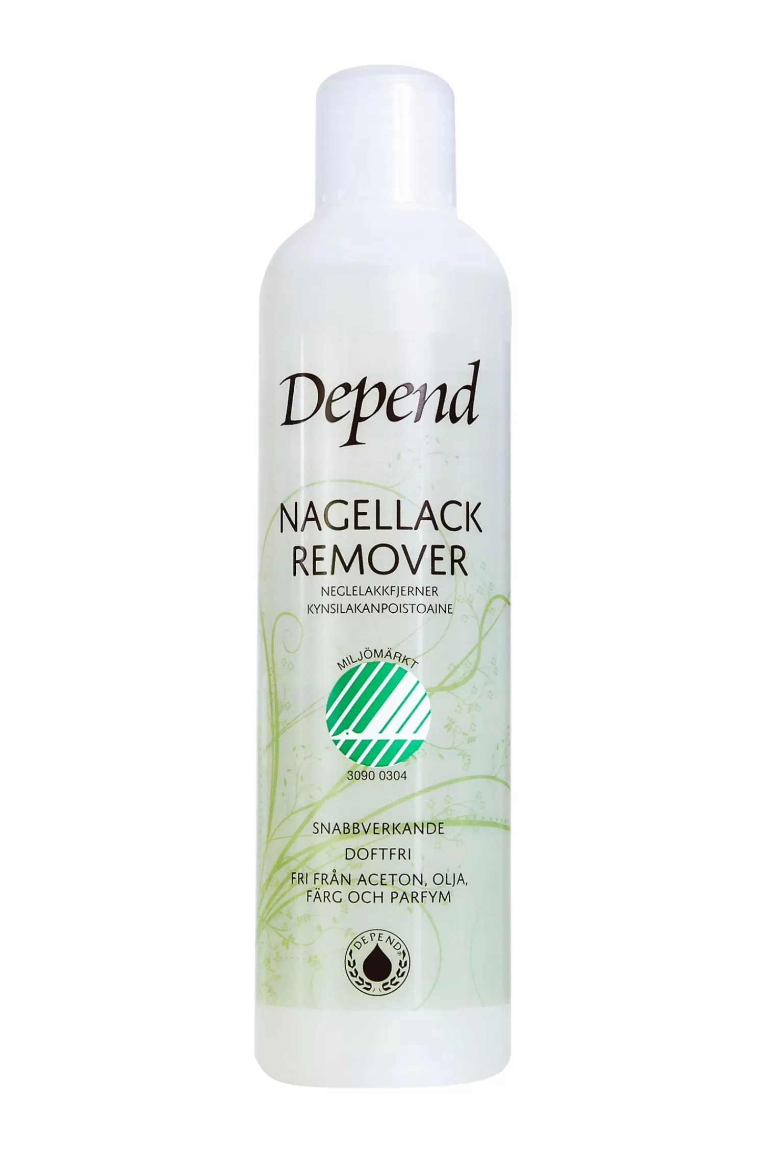 Depend Nagellack Remover Miljoanpassad 250Ml