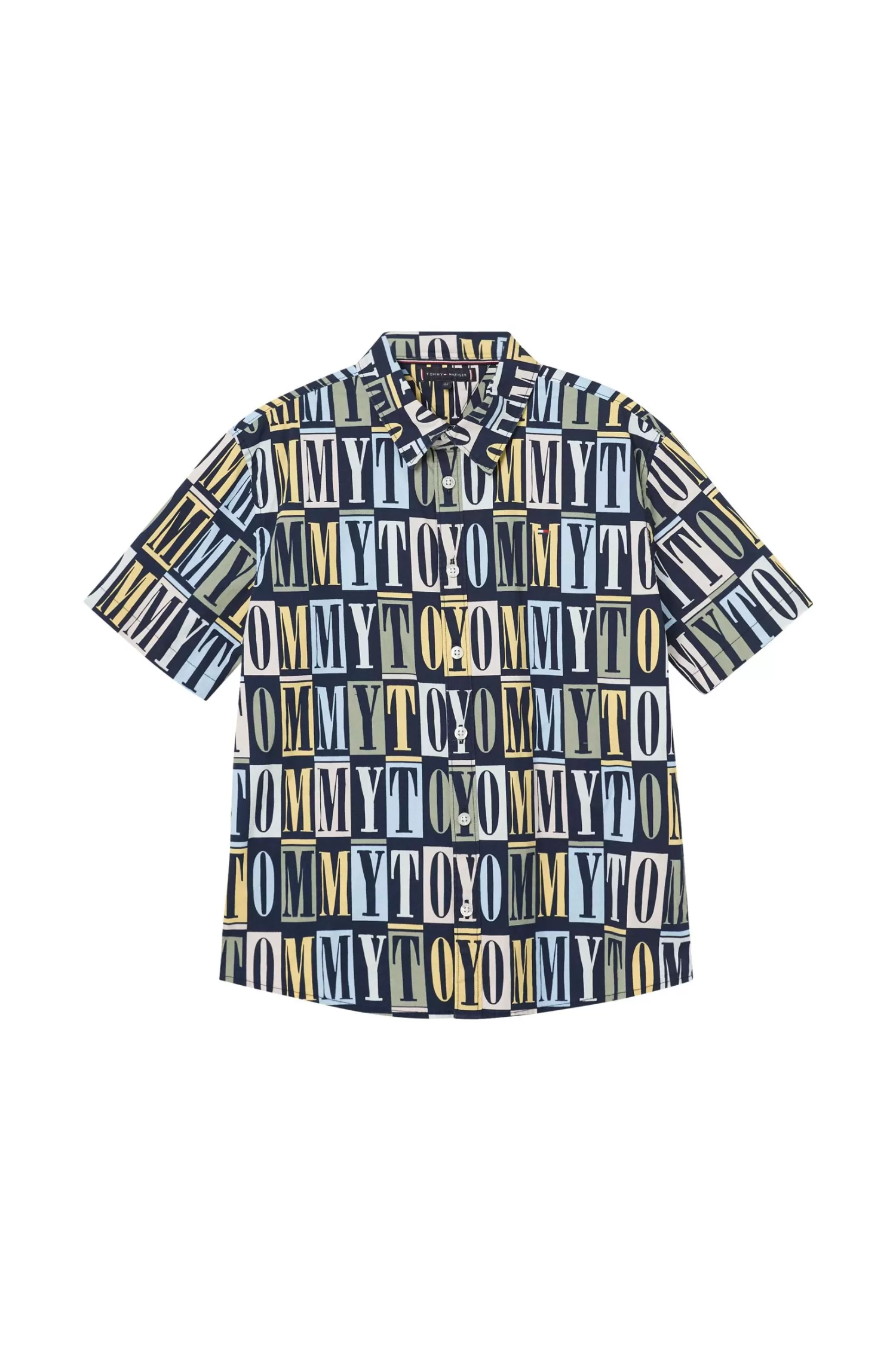 Tommy Hilfiger Skjorta Tommy Aop Shirt Ss Store