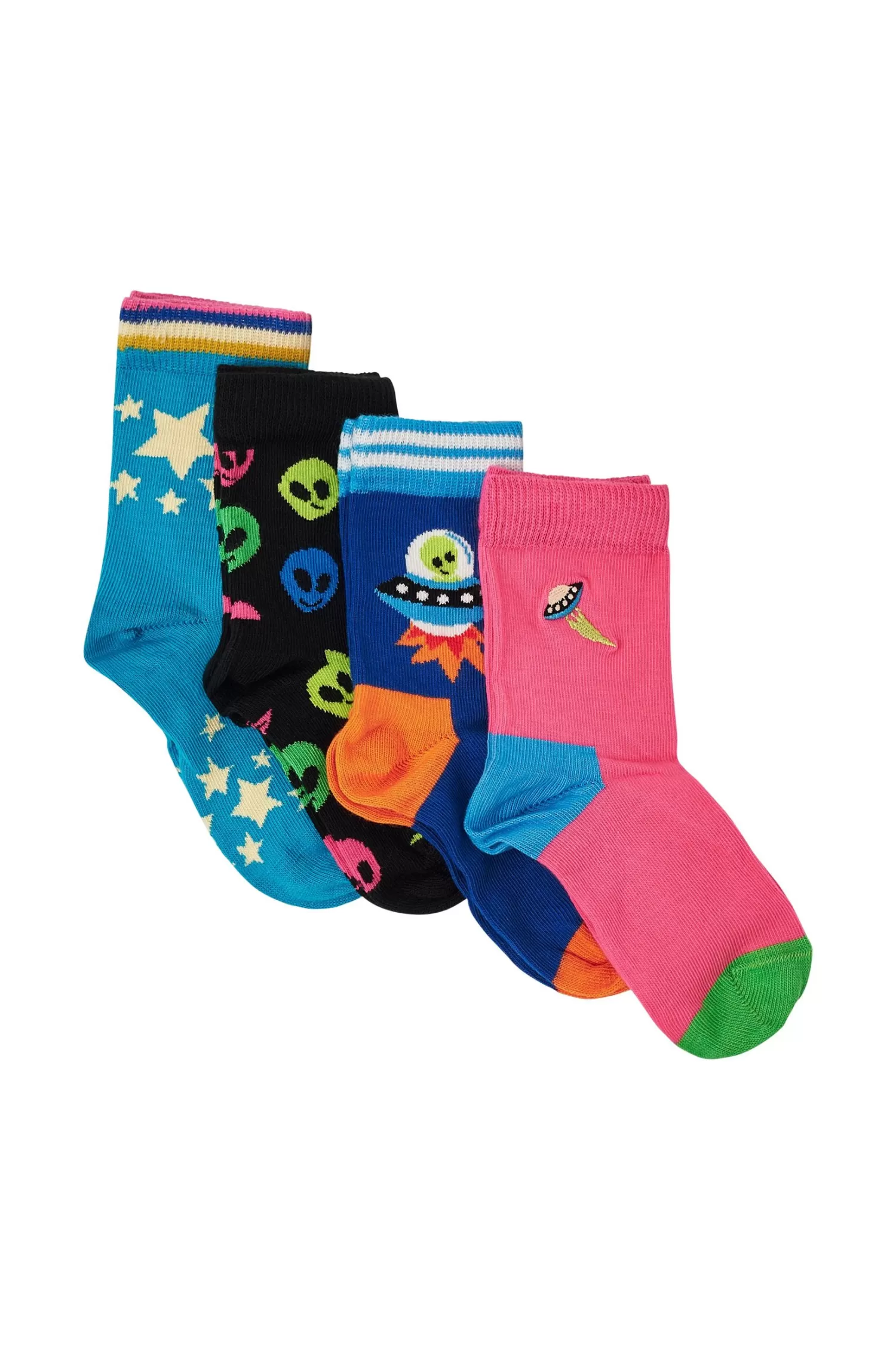 Happy Socks Sockor 4-Pack Kids Space Socks Gift Set Sale