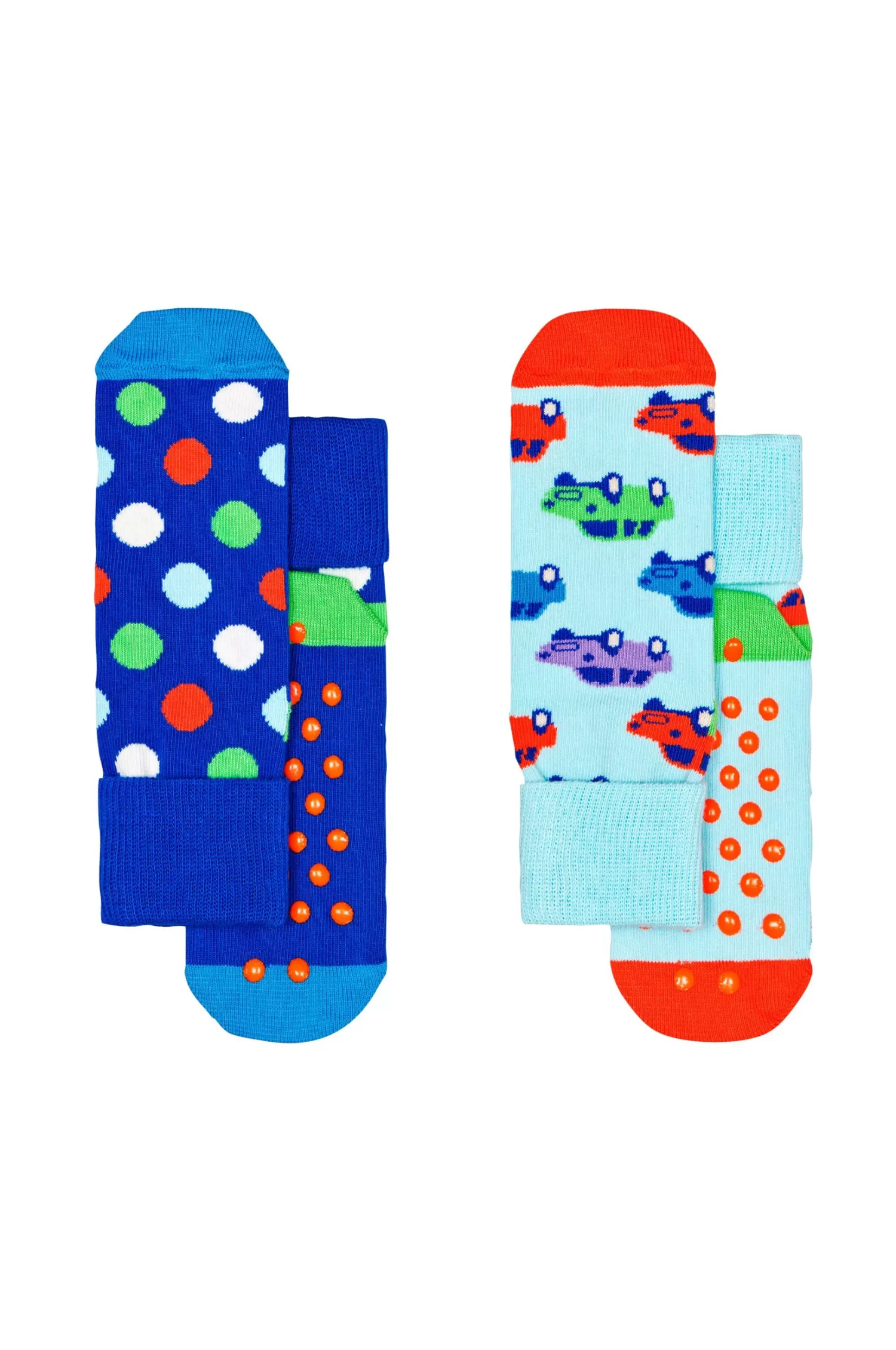 Happy Socks Strumpor Kids Car Anti-Slip Sock 2-Pack Sale