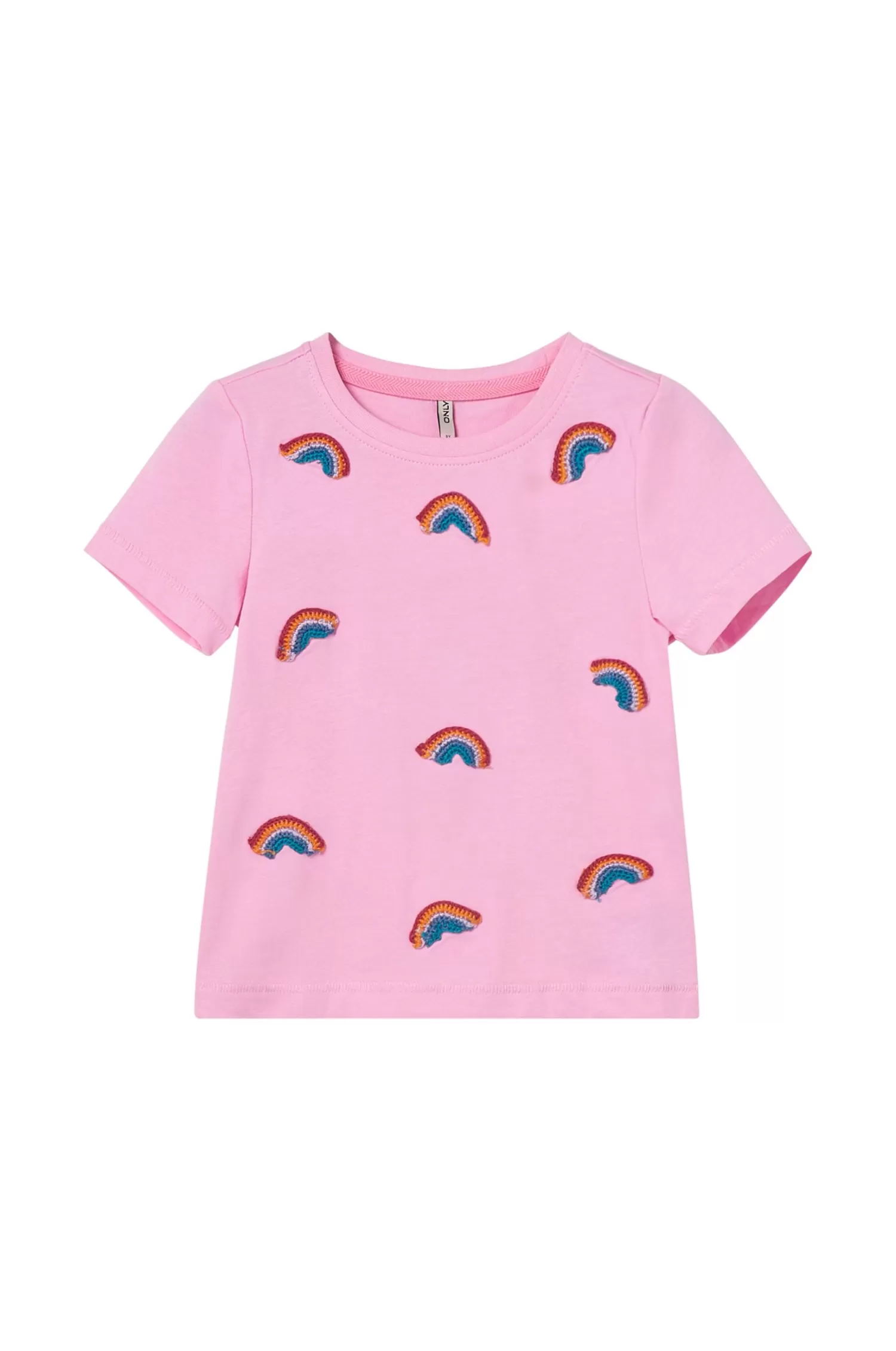 KIDS ONLY Topp Kmgkita Reg S/S Rainbow Emb Top Box Outlet