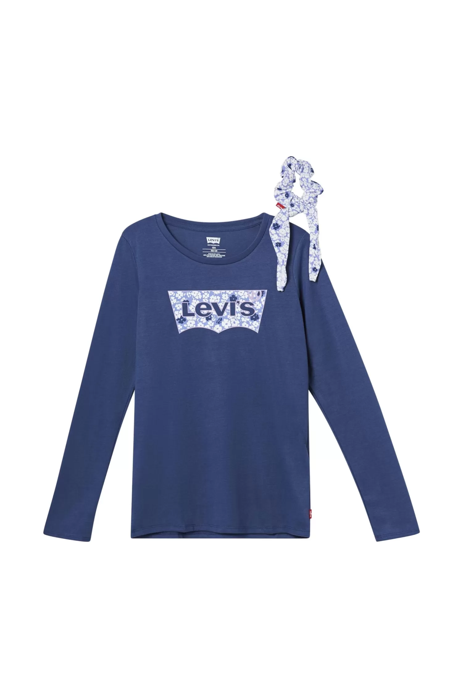 Levi's Topp Log Ls Floral Tee With Scrunch Cheap