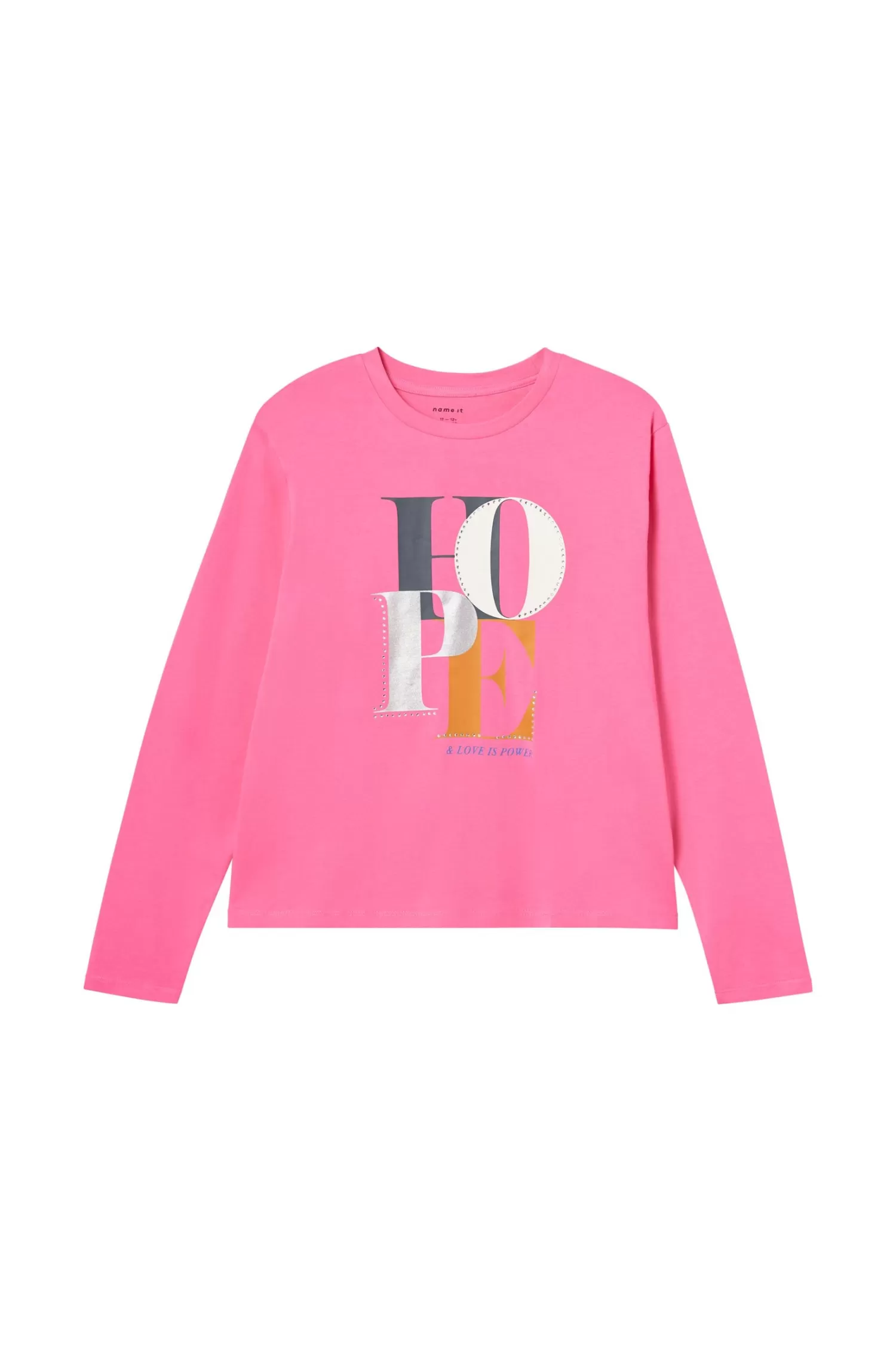 Name it Topp Nkfostuds Ls Loose Top New