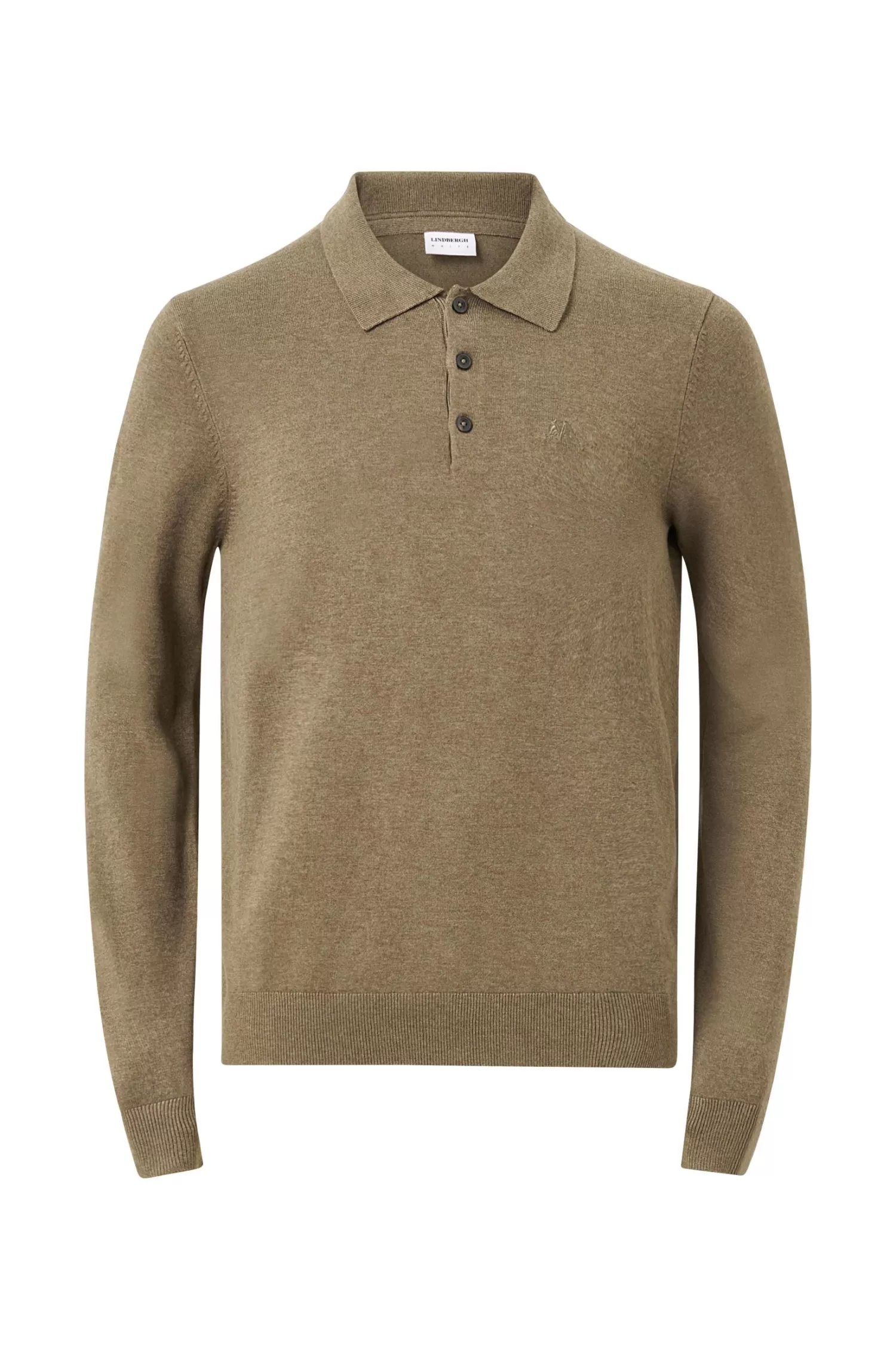 Lindbergh Troja Long Sleeve Knitted Poloshirt Hot