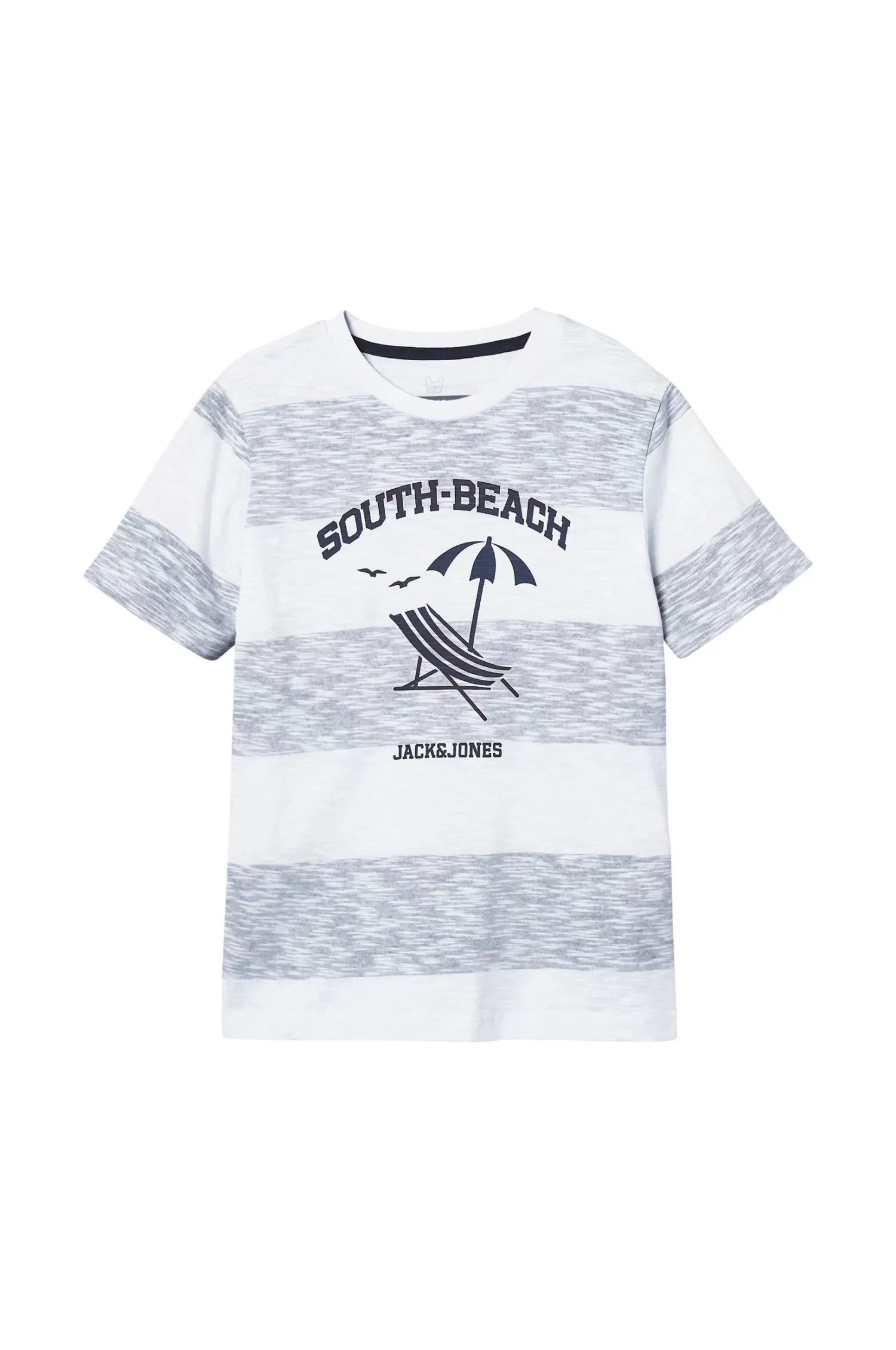 Jack & Jones T-Shirt Jjsummer Stripe Tee Ss Crew Cheap