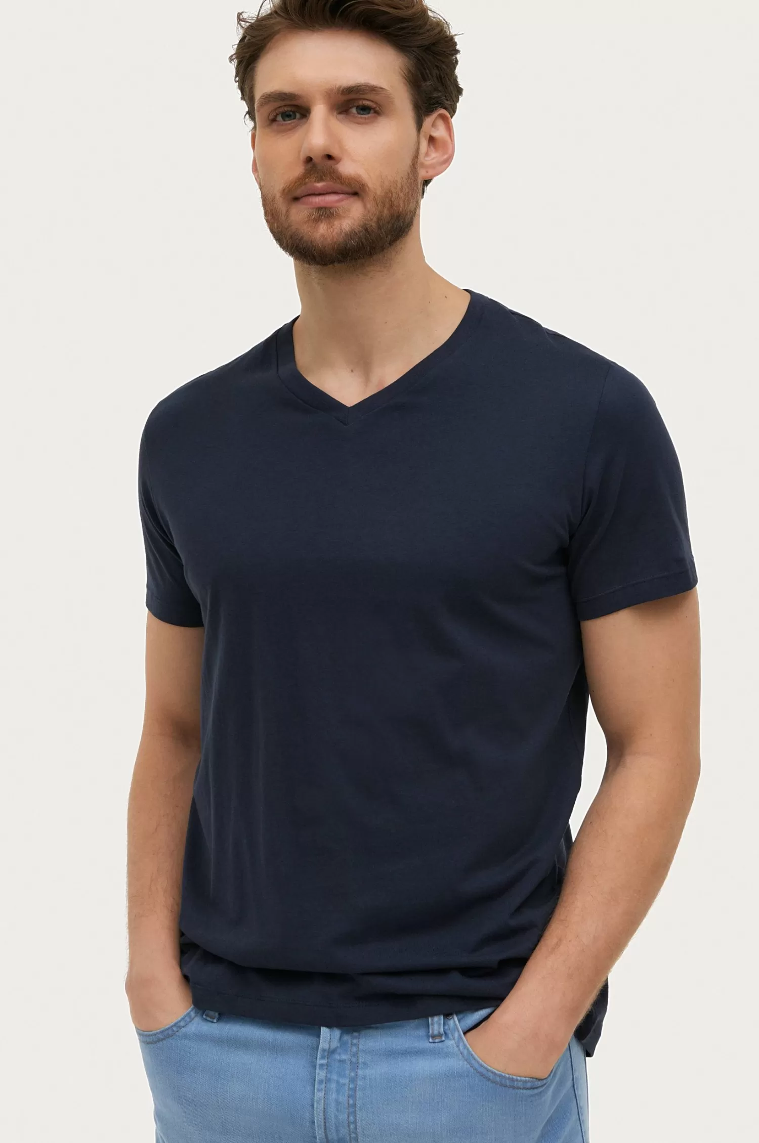 Ellos T-Shirt Karl V-Neck Flash Sale
